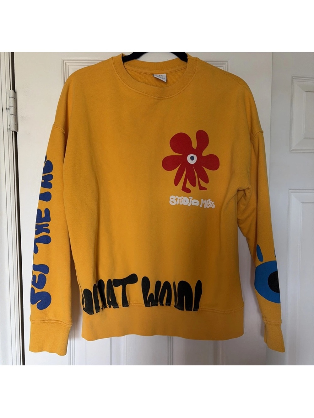 Zara Studio Mess Crewneck Sweatshirt Unisex Size S